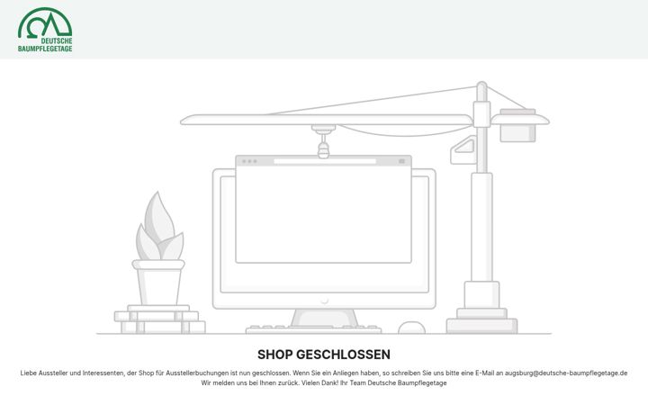 Screenshot of aussteller-deutsche-baumpflegetage.de