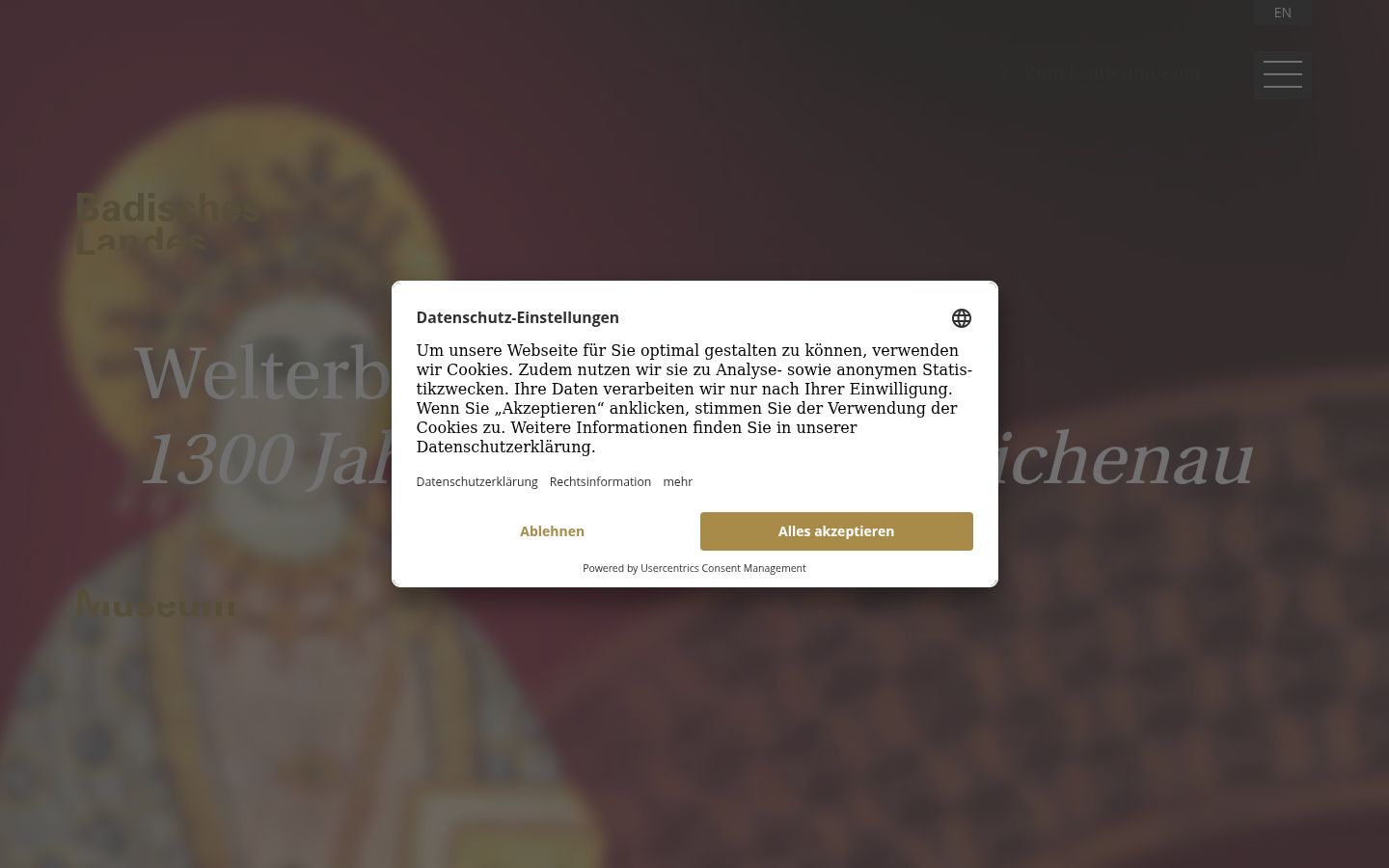 Kuvakaappaus suostumusbannerista, joka näytettiin ennen mitään vuorovaikutusta