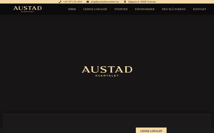 Screenshot of austadkvartalet.no