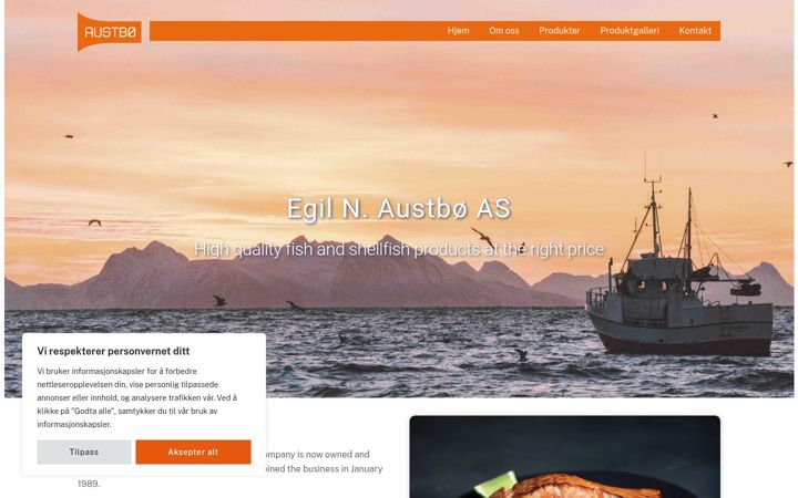 Screenshot of austbo.no