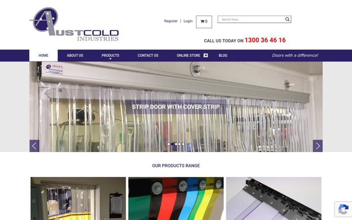 Skjámynd af austcoldindustries.com.au