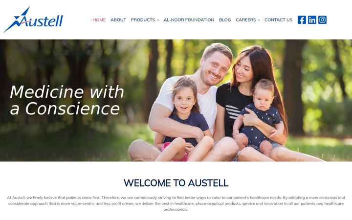 Screenshot of austell.co.za