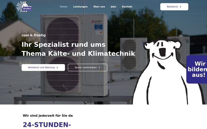 Screenshot of austen-kaeltetechnik.de