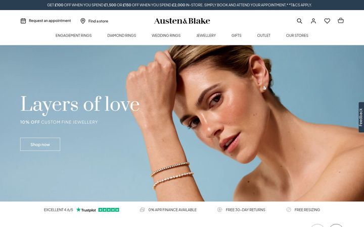 Screenshot of austenblake.com
