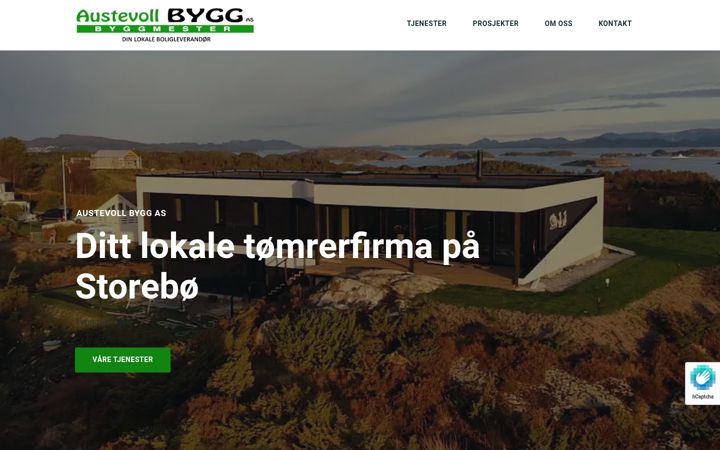 Screenshot of austevollbygg.no