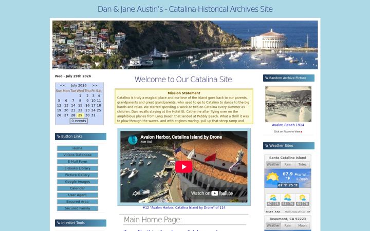 Screenshot of austincatalina.com