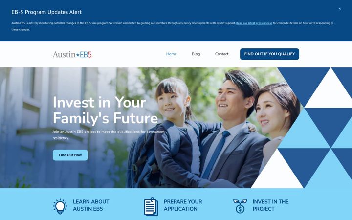 Screenshot of austineb5.com