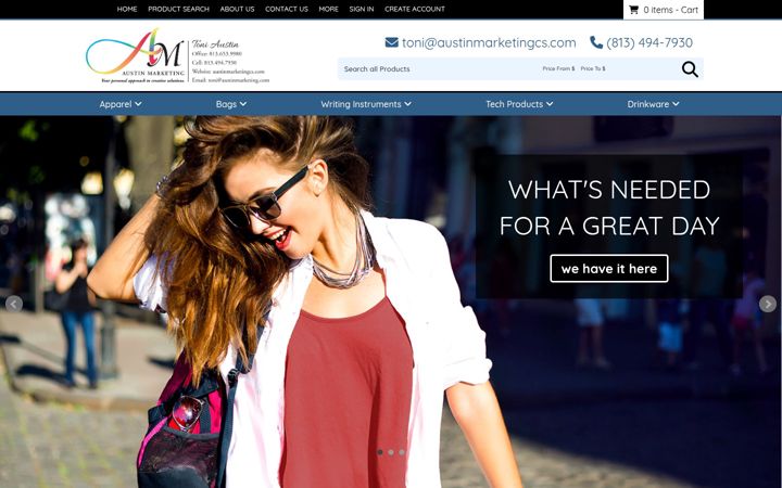 Screenshot of austinmarketingcs.com