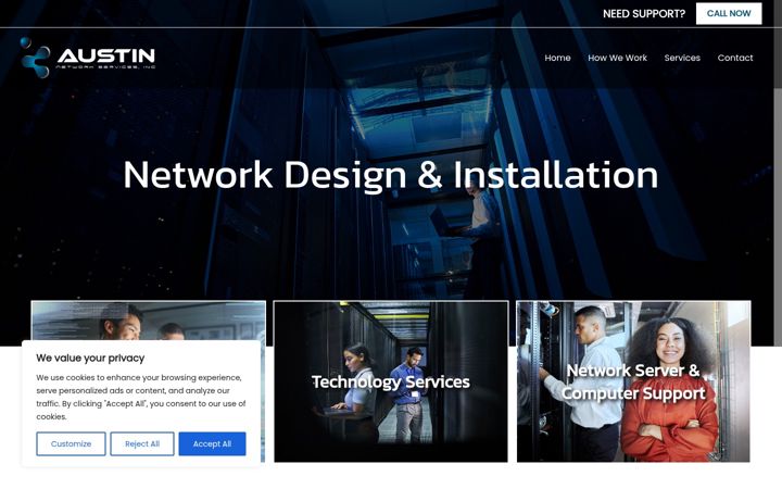 Screenshot of austinns.com