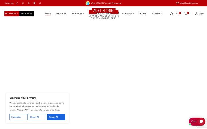 Screenshot of austintrim.co