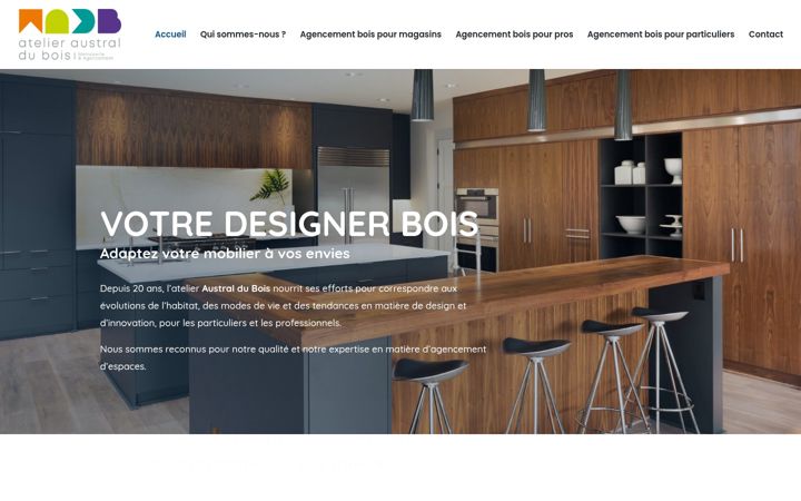 Posnetek zaslona australbois.com