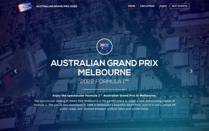 Screenshot of australian-grand-prix.com