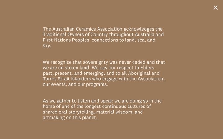 Screenshot of australianceramicscommunity.com