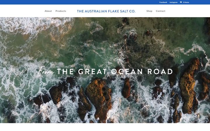 Skjámynd af australianflakesalt.com.au