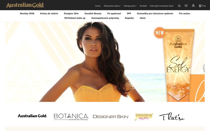 Screenshot of australiangold.sk