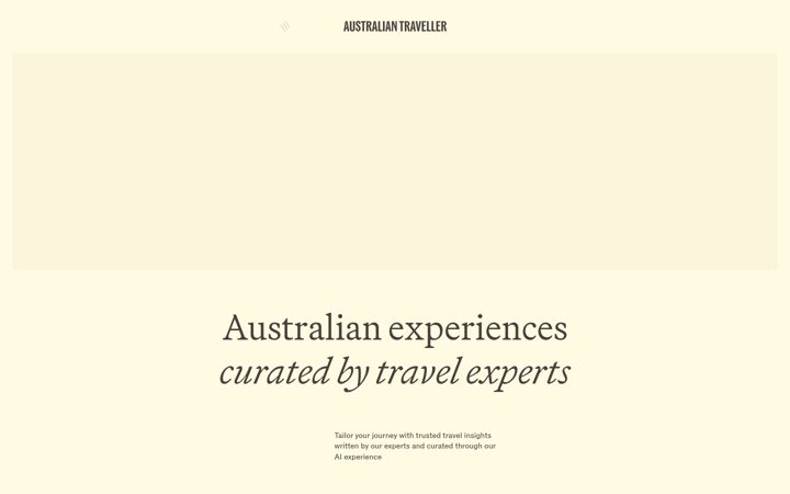 Screenshot of australiantraveller.com