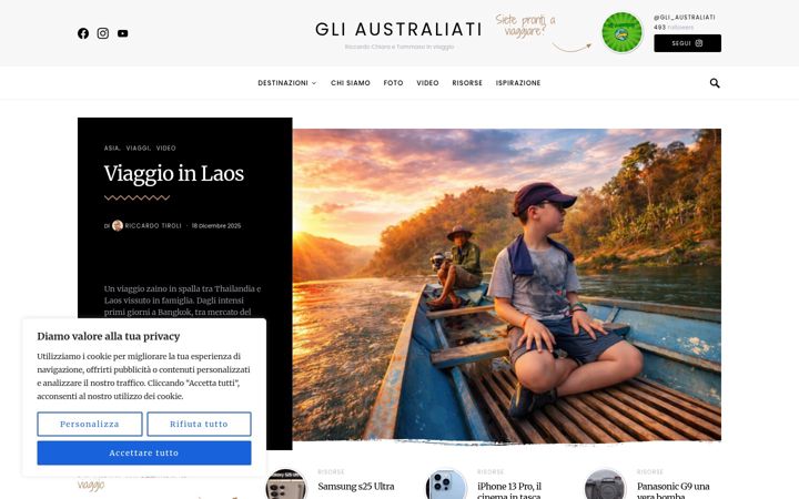Screenshot von australiati.it