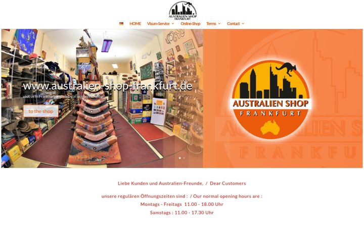 Screenshot of australien-shop-frankfurt.de