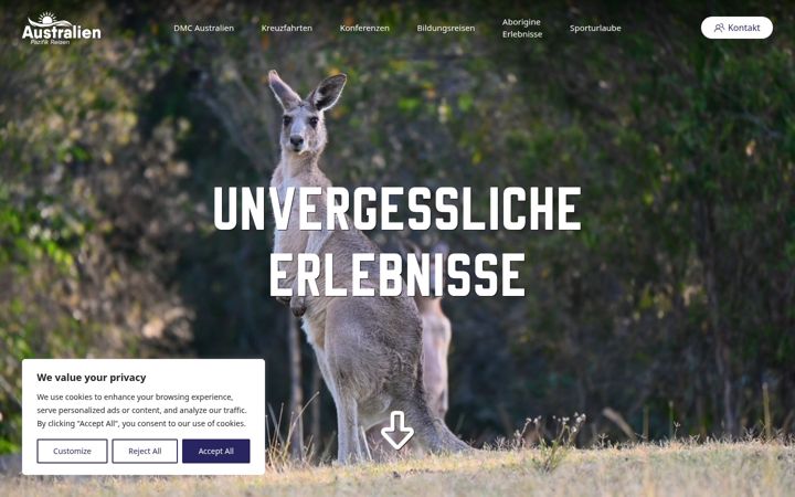 Screenshot von australienpazifikreisen.com