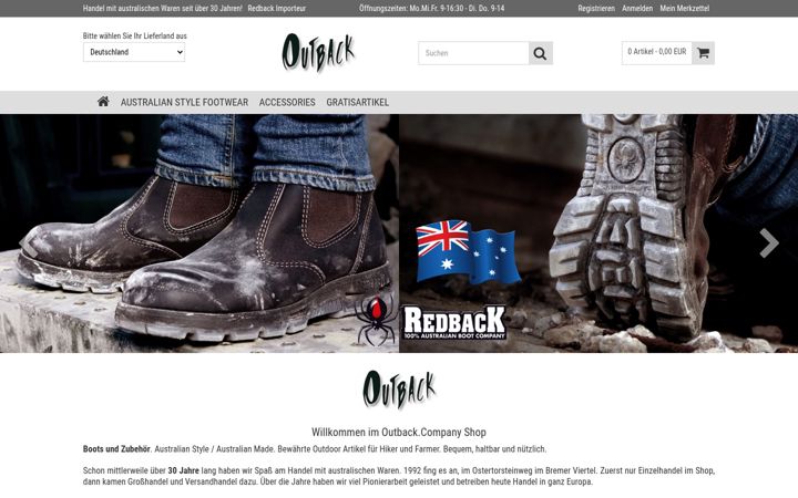 Screenshot von australienshop.de