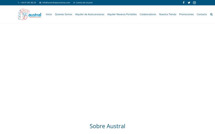 Screenshot ta' australreparaciones.com