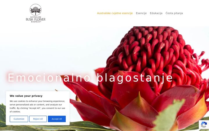 Screenshot ta' australske-esencije.com.hr
