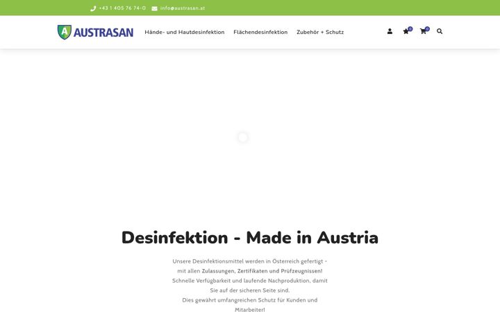 Screenshot of austrasan.at