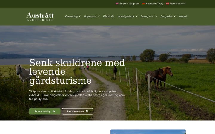 Screenshot of austratt-agrotourismus.de
