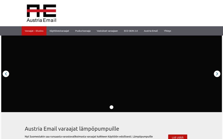 Screenshot ta' austria-email.fi