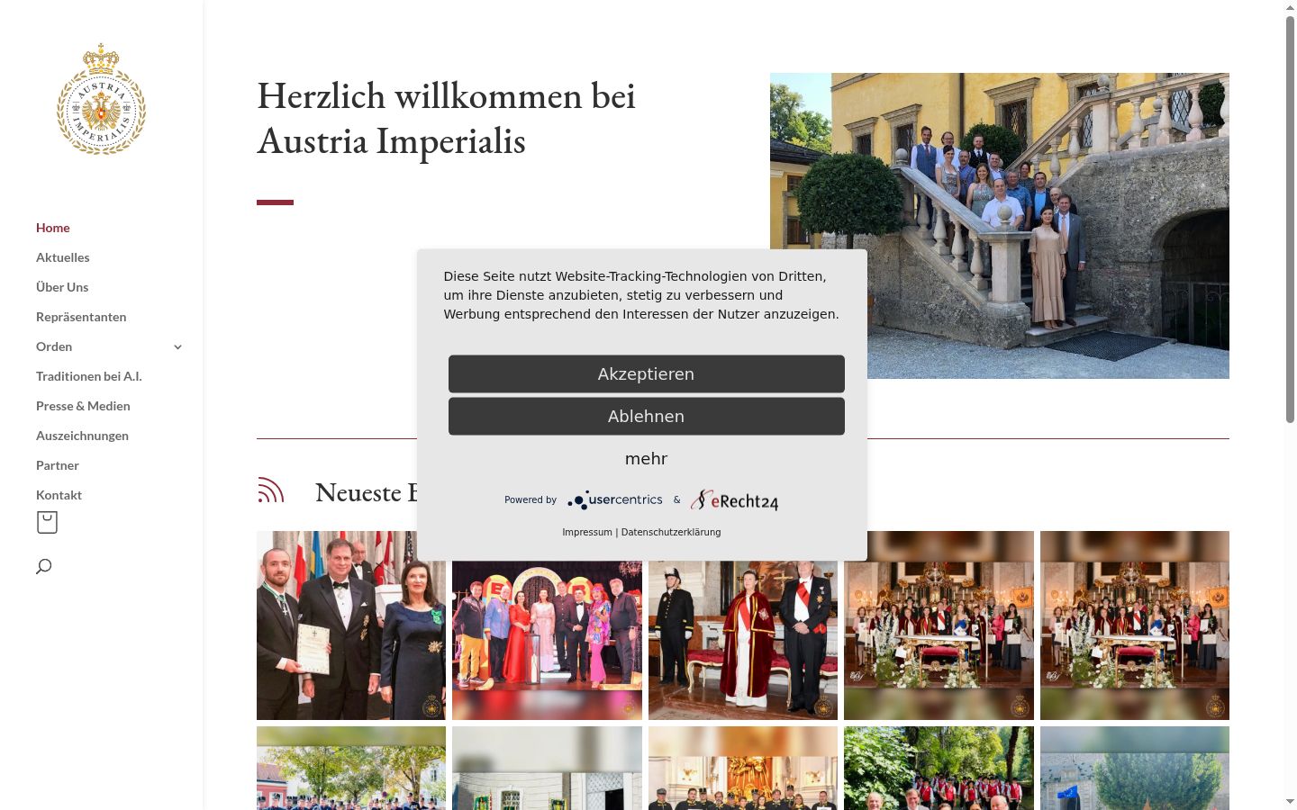 Screenshot tal-banner tal-kunsens muri qabel kwalunkwe interazzjoni