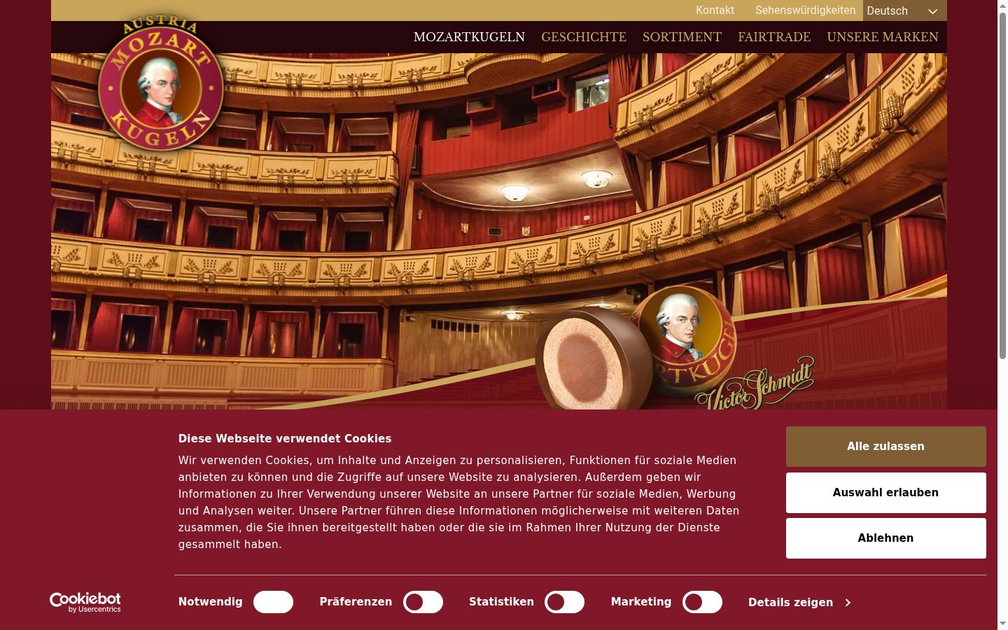 Screenshot tal-banner tal-kunsens muri qabel kwalunkwe interazzjoni