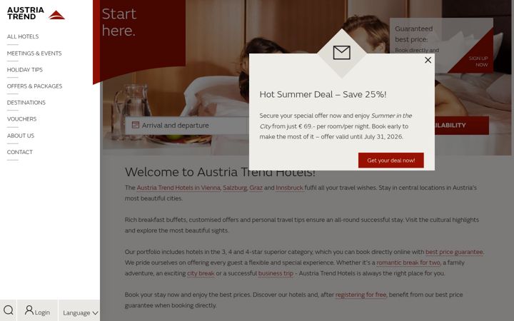 Screenshot of austria-trend.at