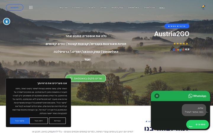 Zrzut ekranu austria2go.com