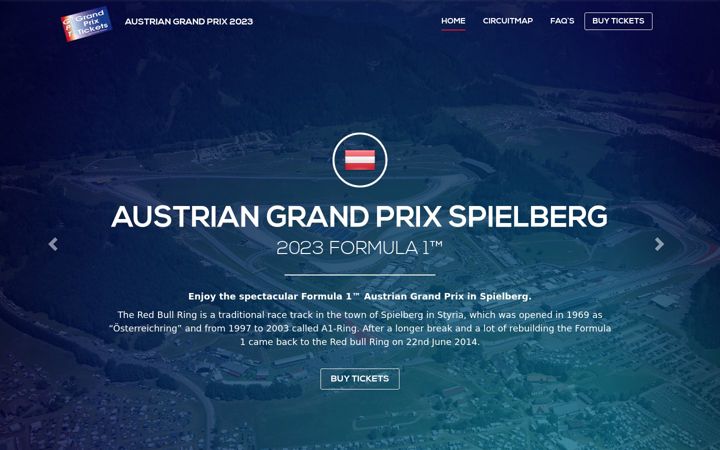 Screenshot of austrian-grand-prix.com