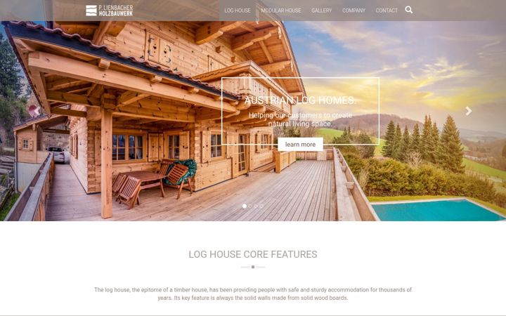 Screenshot of austrian-loghome.com