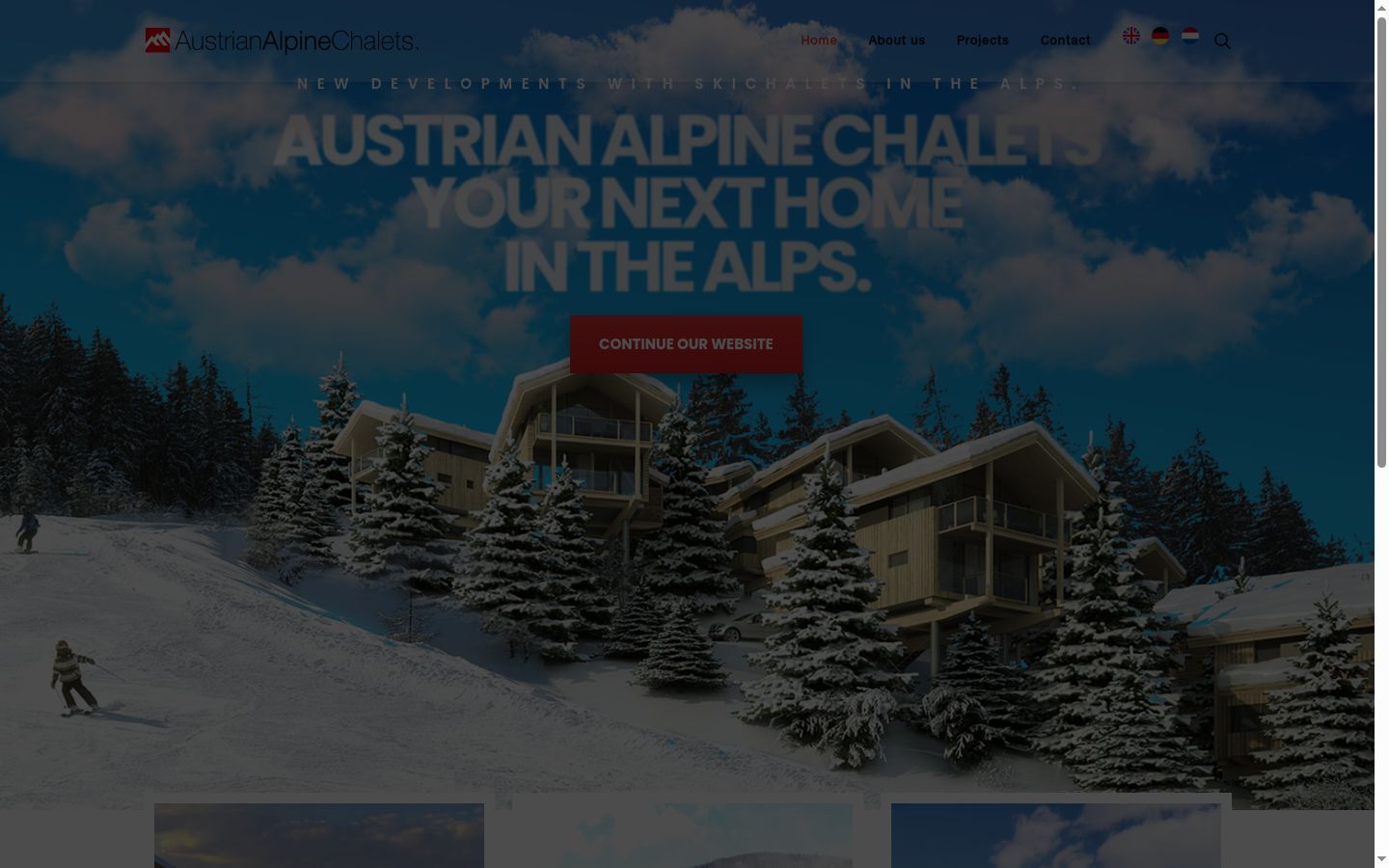 Screenshot des Einwilligungsbanners vor jeglicher Interaktion