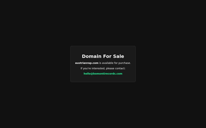 Screenshot of austrianrap.com