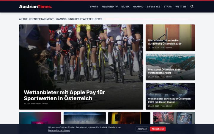 Screenshot of austriantimes.at