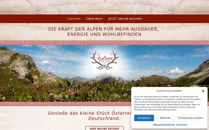 Ekrano kopija austriantouch.de
