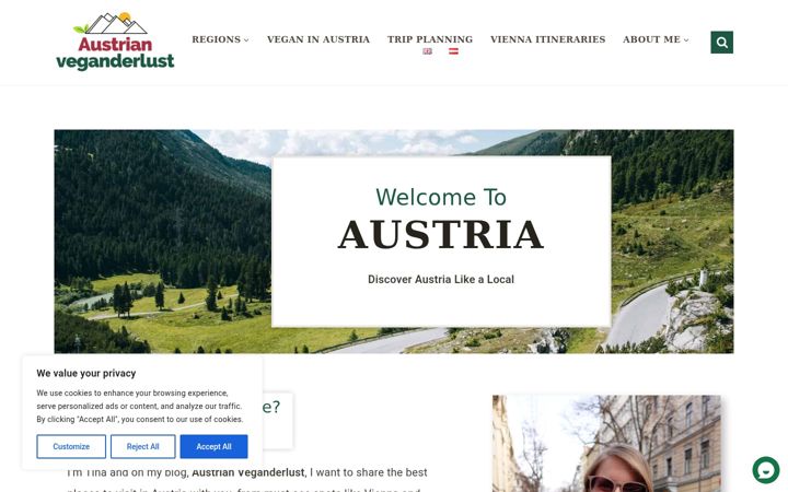 Ekrano kopija austrianveganderlust.com