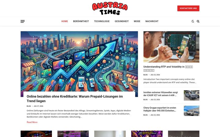 Screenshot of austriatimes.at