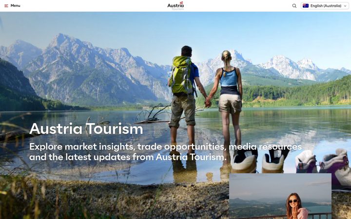 Screenshot von austriatravelexpert.com