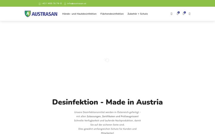 Screenshot of austrosan.at