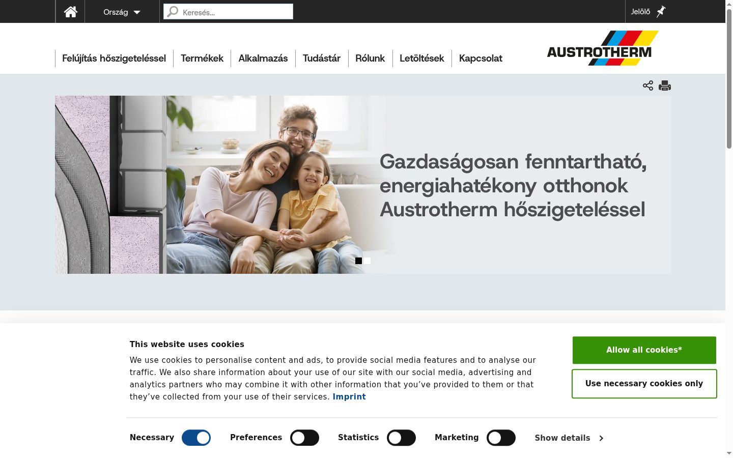 Snímka obrazovky banera súhlasu zobrazeného pred akoukoľvek interakciou