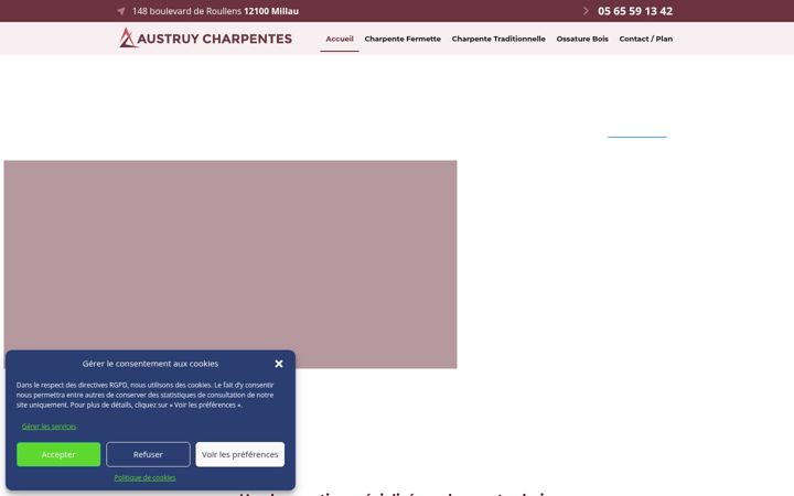 Ekrano kopija austruy-charpentes.fr