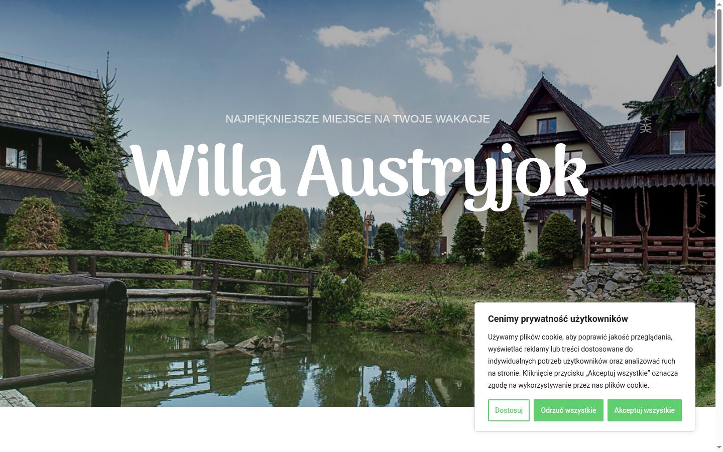 Sutikimo reklamjuostės, rodytos prieš bet kokią sąveiką, ekrano kopija