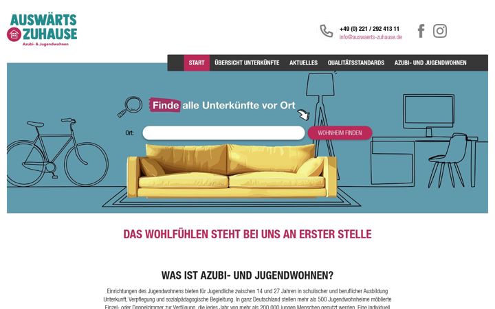 Screenshot of auswaerts-zuhause.de