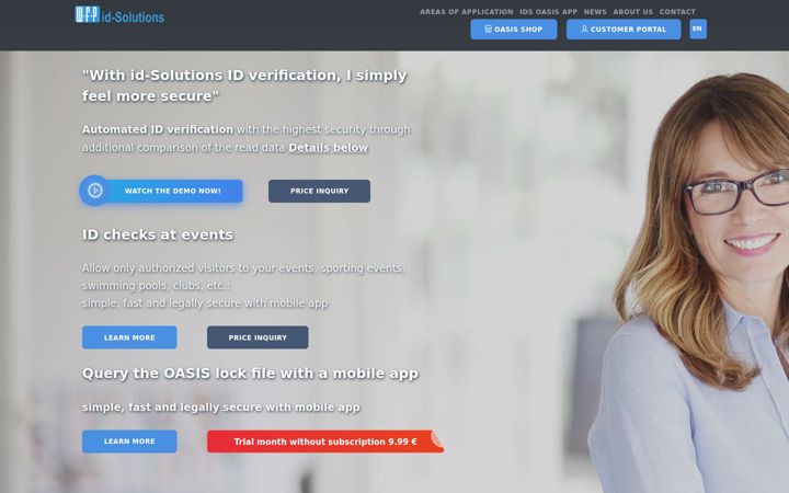 Screenshot of ausweispruefung.com