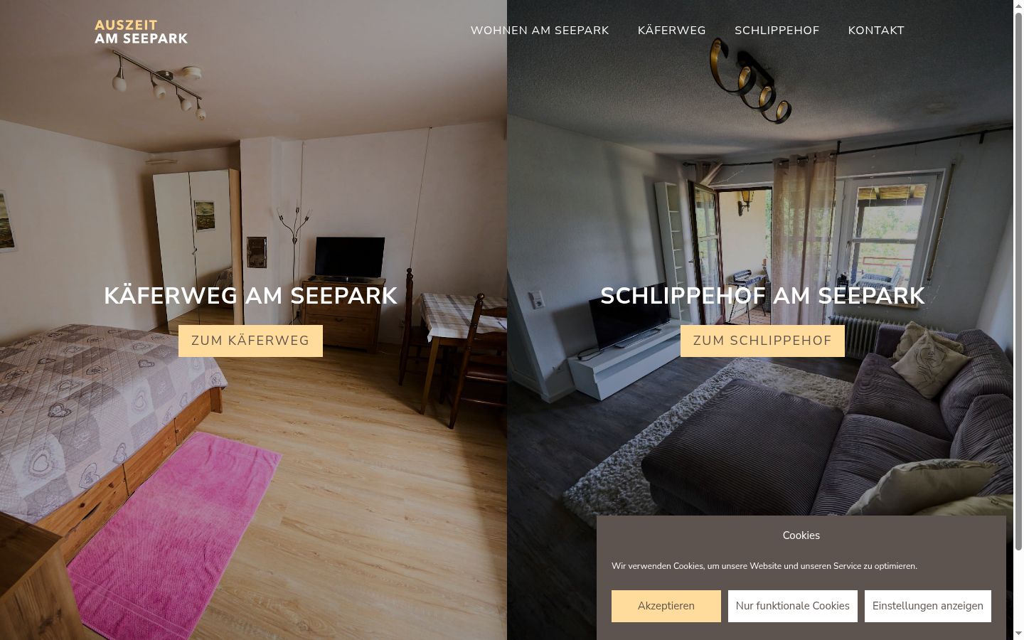Ekrānuzņēmums ar piekrišanas baneri, kas tika rādīts pirms jebkādas mijiedarbības
