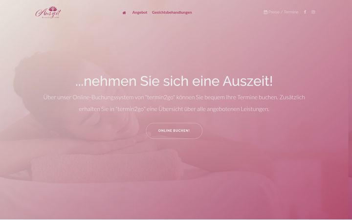 Screenshot of auszeit-dachau.de
